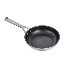 Ninja ZEROSTICK Stainless Steel 2-Piece Frying Pan Set (20cm/28cm) - C62000UK product photo Side New M