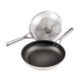 Set de 2 poêles (24 cm/28 cm) en inox Ninja Foodi ZEROSTICK – C62200EU photo du produit