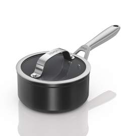 Ninja ZEROSTICK Ceramic Pro 18 cm Saucepan – Black CW30218UK product photo