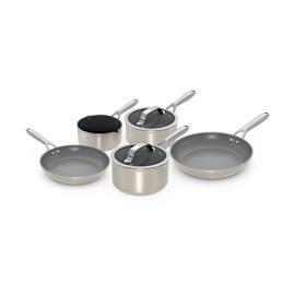 Ninja Ceramic Pro 5-Piece Pan Set – Stone product photo Side New M