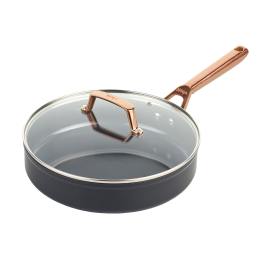Ninja Deluxe Black & Copper Extended Life Ceramic 26cm Saute Pan CW90126UKDBCP product photo