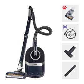 Aspirateur sans sac Shark CZ250EUTDB - Flexology, fonction anti-emmêlement, technologie Dynamic et mini brosse motorisée photo du produit Side New M