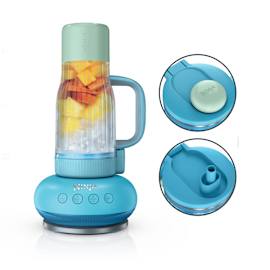 Ninja BlendBoss beker-blender | Blauw | DB351EUBL productfoto Side New M