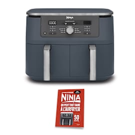 Pack air fryer Dual Zone MAX 6-en-1 Ninja 9,5 L Cyber Space DZ400EUCYD avec livret de recettes Hachette inclus photo du produit Side New M