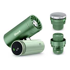 Shark ChillPill 3-in-1 Ventilator mit Spr&uuml;hnebel FA022EUGN &ndash; Gr&uuml;n Produktbild Side New M