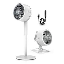 Ventilatore con e senza filo Shark FlexBreeze per interni ed esterni con caribatterie per auto FA220EUB product photo