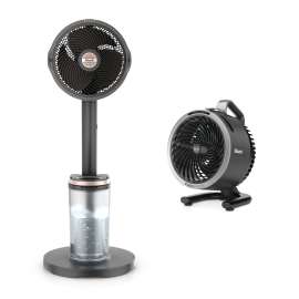Shark FlexBreeze Pro Mist Fan & Shark FlexBreeze HydroGo Misting Fan Bundle product photo