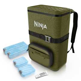 Ninja Outdoor FrostVault Go flexibler 17-Liter-K&uuml;hlrucksack f&uuml;r 24 Dosen mit kalter Trockenzone, FF124AMZEUUKGN Produktbild