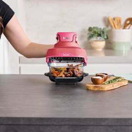 Air Fryer modulaire en verre Ninja CRISPi Cerise FN101EUDR photo du produit Side New M