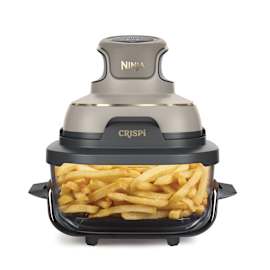 Ninja CRISPi 4-in-1 Portable Glass Air Fryer - Stone & Gold  FN101UKSTGD product photo Side New M