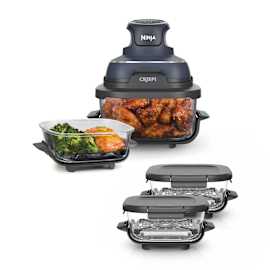 Air Fryer modulaire en verre Ninja CRISPi Cyber Space avec 4 récipients FNGY2REC photo du produit Side New M