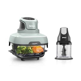 Pack Air Fryer modulaire en verre et Mini hachoir & mixeur photo du produit Side New M