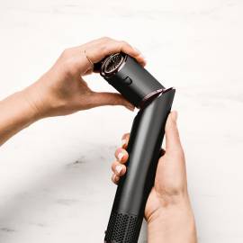 Shark FlexStyle 5-i-1 airstyler och hårtork – svart/roséguld HD440EU produktfoto Side New M