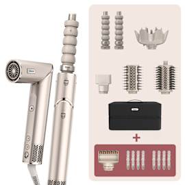 Styler e Asciugacapelli Shark FlexStyle Set 5-in-1 Champagne con Accessorio per il Finish Anti-crespo e mollette HD446SLEUB2 product photo