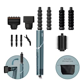Shark FlexStyle 5-in-1 Air Styler & Hair Dryer - Teal HD456TLUK product photo Side New M