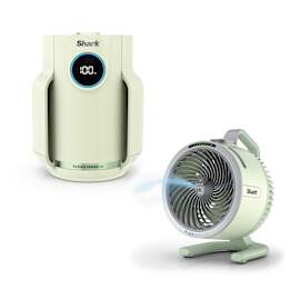 Purificateur d’air Compact Pro Shark et Ventilateur brumisateur Shark FlexBreeze HydroGo - Vert photo du produit