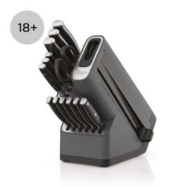 Refurbished Ninja Foodi StaySharp Knife Block with Integrated Sharpener – Deluxe 14-Piece Set K32014EUUKREF product photo