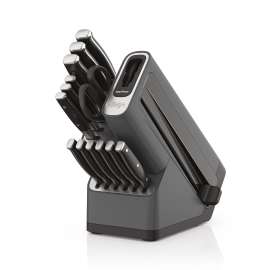 Refurbished Ninja Foodi StaySharp Knife Block, 14-Piece Set [K32014UKDBREF] | Excellent Condition product photo Side New M