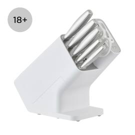 Refurbished Ninja StaySharp Stainless 6-Piece Knife Set & White Block – [K62006EUWHREF] | Excellent Condition product photo