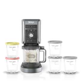 Ninja CREAMi Deluxe 10-in-1 Ice Cream and Frozen Drink Maker (5 Tub Bundle) product photo Side New M