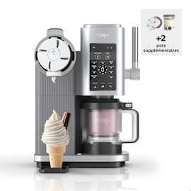 Machine à Glaces et Glaces à l’italienne 13-en-1 Ninja Swirl by CREAMi (Lot de 4 pots) photo du produit Side New M