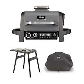 Barbecue elettrico e Affumicatore Ninja Woodfire con Custodia e Supporto OG701EUB product photo Side New M