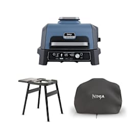 Barbecue elettrico e Affumicatore Ninja Woodfire Pro Connect XL con Custodia e Supporto OG901EUB product photo Side New M