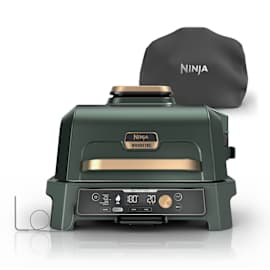 Ninja Woodfire Pro Connect XL Elektrischer Outdoor Grill & Smoker OG901EUGN2 &ndash; Gr&uuml;n Produktbild Side New M
