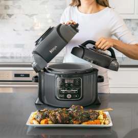 Multicuiseur Ninja Foodi OP300EU, 7-en-1, 6L Reconditionné | État excellent photo du produit Side New M