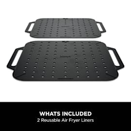 Ninja Pack of 2 Reusable Air Fryer Liners XSK2FRYLNREUK product photo Side New M