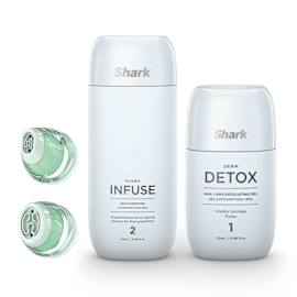 Shark Derm & Hydro Infuse Replenishment Set & Gentle Tip Replacement product photo Side New M