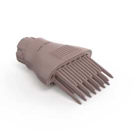 Peigne &agrave; dents larges Shark Glam rose poudr&eacute; photo du produit Side New M