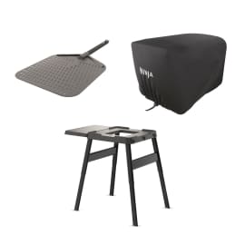 Ninja Woodfire Outdoor Oven Pizza Peel, Stand & Cover Bundle product photo