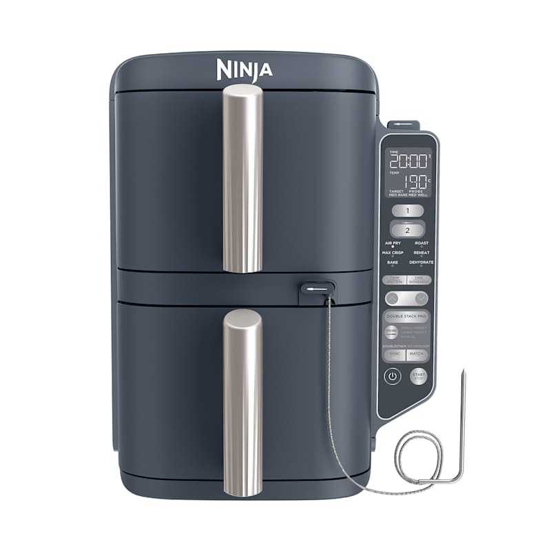 Ninja Double Stack XL Air Fryer med 2 lådor och Smart Cook-system 9 5 liter SL451EU - Cyberrymd