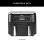 Dual Zone Heißluftfritteuse Knusperblech Produktbild Side New S