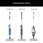 Shark Steam Mop Dirt Grip Pads (Twin Pack) product photo Side New S