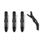 Shark Beauty Haarklammern, 4er-Pack - Schwarz Produktbild Side New S