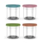 Ninja Ice Cream Maker Dessert Tubs with Coloured Lids (Set of 4) product photo