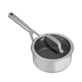 Ninja Foodi ZEROSTICK Stainless Steel 16cm Saucepan with Lid | Ninja