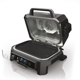 Ninja Woodfire Pro XL Elektrischer Outdoor Grill & Smoker mit Smart Cook System OG850EU Produktbild Side New M