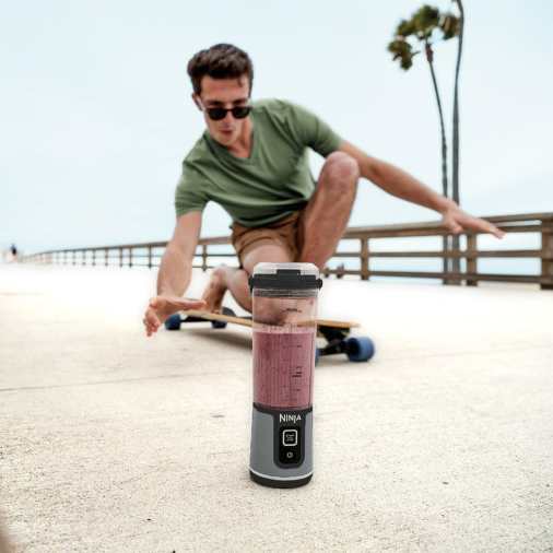Blender portable sans fil Ninja Blast – Noir [BC151EUBK]