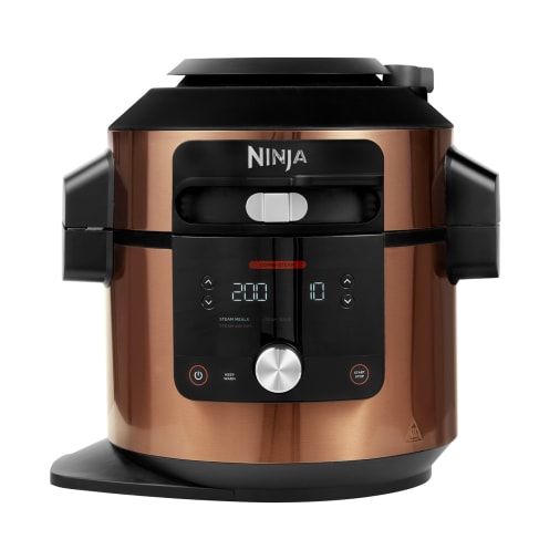 Ninja Multikocher, Limited Edition, 7,5 Liter, 12 Kochfunktionen, 75%% weniger Fett, 70%% schneller, kupfer, OL650EUDBCP Ninja Multikocher, Limited Edition, 7,5 Liter, 12 Kochfunktionen, 75%% weniger Fett, 70%% schneller, kupfer, OL650EUDBCP