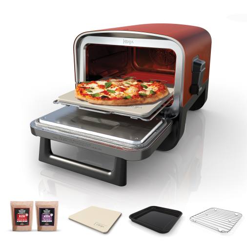 Ninja Woodfire Elektrischer Outdoor Ofen  Pizzaofen und Smoker OO101DE