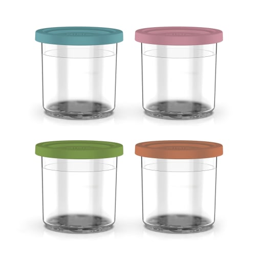 Tarrinas con tapas de colores (4 unidades) para CREAMi NC300EU