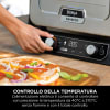 Forno elettrico da esterno e Affumicatore Ninja Woodfire con Custodia e Supporto OO101EUB Blu