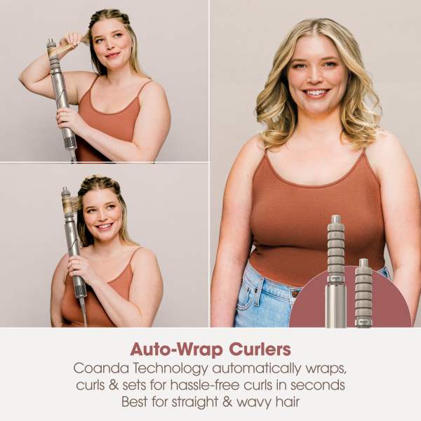 Shark FlexStyle Auto Wrap Curlers - Stone product photo