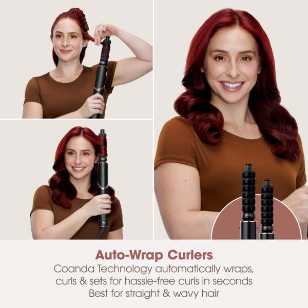 Shark FlexStyle Auto Wrap Curlers - Stone product photo