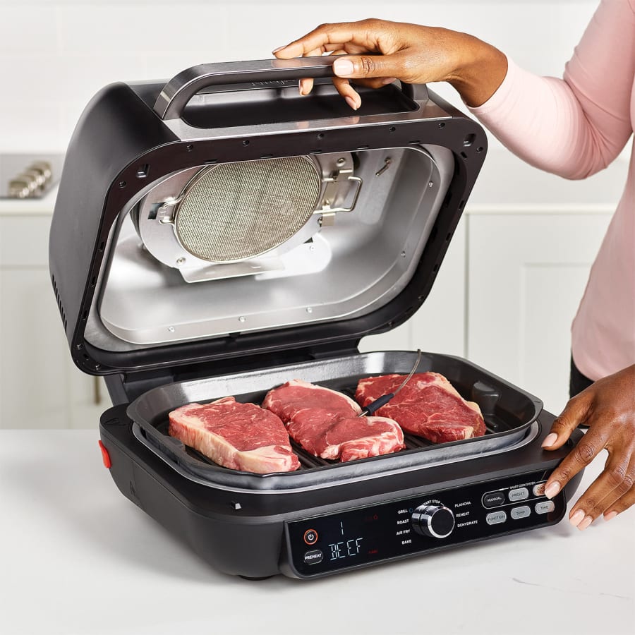 Ninja Foodi MAX PRO Health Grill, Plancha y Freidora de Aire AG651EU