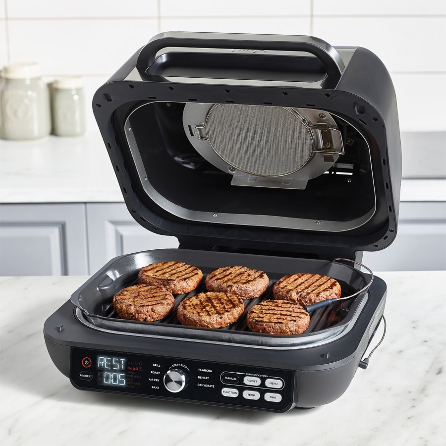 Ninja Foodi MAX PRO Health Grill, Plancha y Freidora de Aire AG651EU