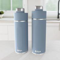 Ninja Thirsti Blue Travel Bottle 530ml Insulated Fizzy Water Bottle